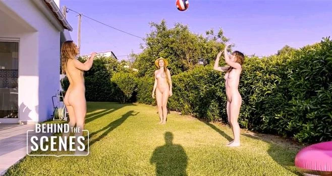 Volleyball BTS - Ruby Shades, Kate Quinn, Sofi Noir, Dee Vine (Dominant, Hairy Pussy) [2024 | FullHD]
