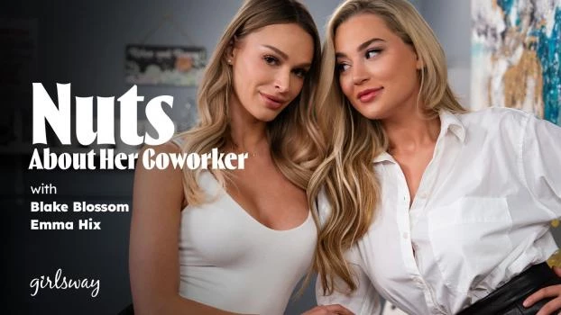 Nuts About Her Coworker - Emma Hix, Blake Blossom (She Seduced Me, Big Natural Tits) [2024 | FullHD]