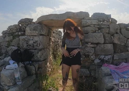 Cheri Masturbating Outdoors In A Popular Tourist Ancient Ruins While On Vacation - Cheri (Dogfart, Face Fuck) [2024 | FullHD]